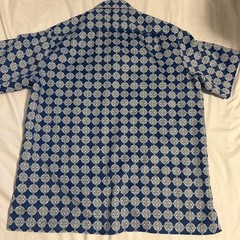 Vintage Tori Richard Hawaiian Shirt Medium Liberty House Blue Asian Theme Circle