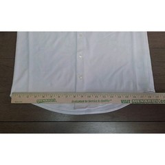 Goodfellow & Co Men’s White Performance Pique Button Down Long Sleeve Size Small