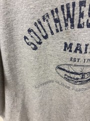 Southwest Harbor Maine T-Shirt Size XXL. Short Sleeve. 90/10 Cotton/poly