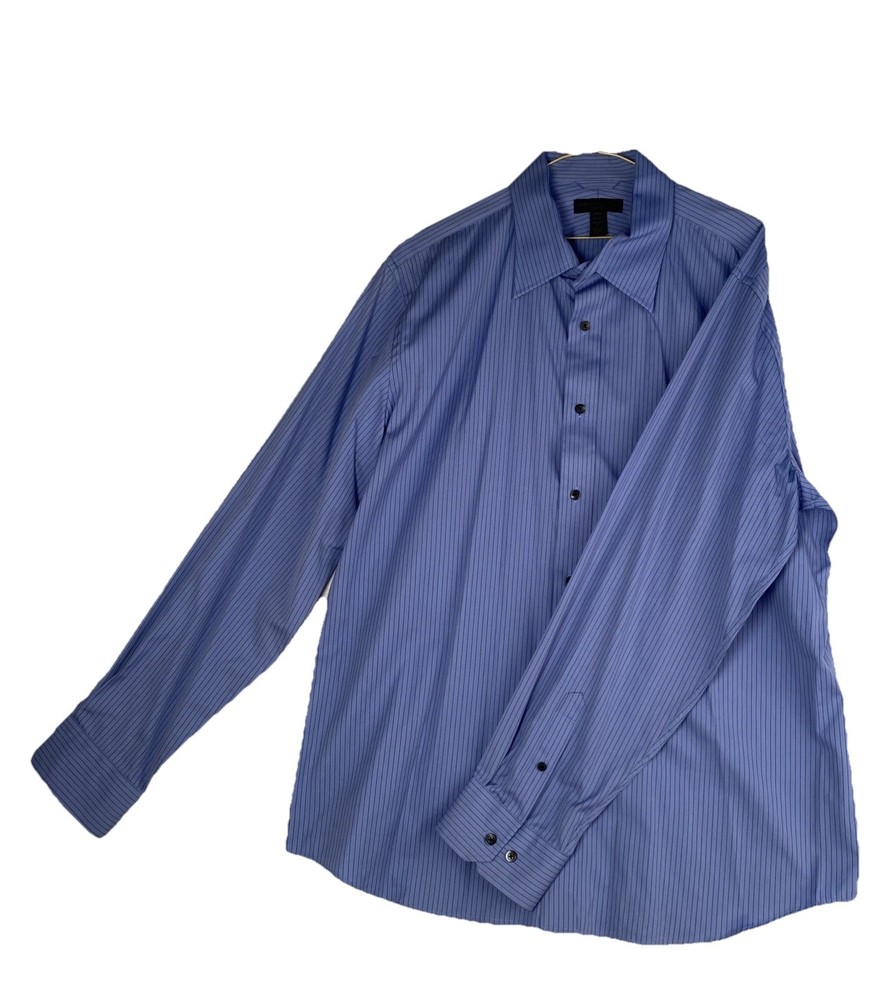 Express Design Studio Mens button up shirt. Pin Striped Size XL (18-18.5)