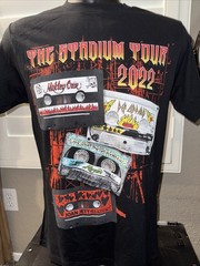 Official Motley Crue-Def Leppard Stadium Tour 2022 TShirt XL – Black New!