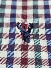 Viyella Brushed Cotton & Wool Tattershall Check Shirt Multicolour Men’s Size XL