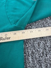 Vtg Polo Ralph Lauren Shirt Men Large Teal Long Sleeve Classic Rugby Made In USA