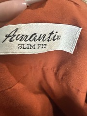 amanti mens dress shirts size 15 1/2 Neck 34/35