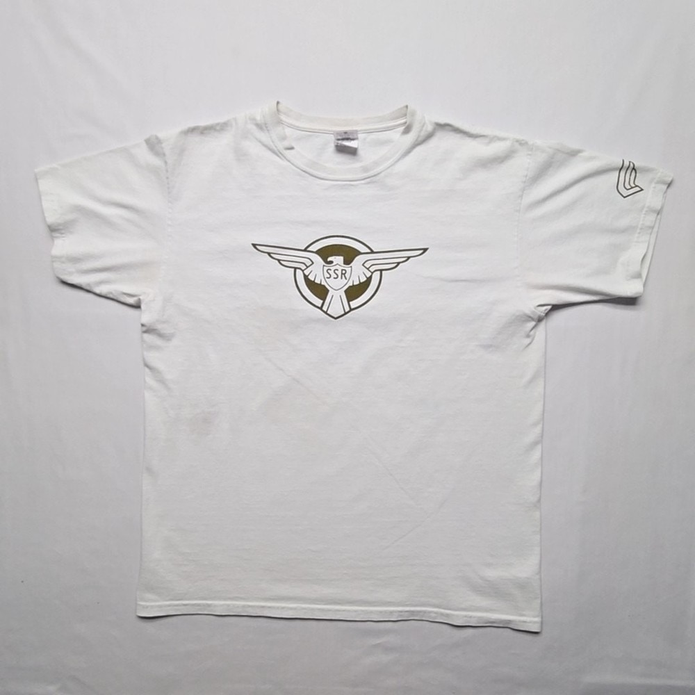 Marvel Comics SSR Graphic Tee White Anvil Shirt Mens Large Captain America Tee