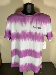Hurley Tie Dye Everyday Washed + Wave SS T-Shirt. 100% Cotton, Sz XL Mens