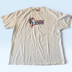 Marvel Comics Captain America Shirt Mens 2XL White Graphic Superhero Tee T-Shirt