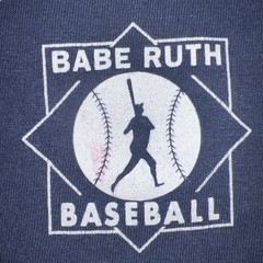 Rare Phillips Exeter Baseball Team Issued Babe Ruth Shirt Adult Large Vintage