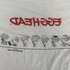 Vintage Egghead Software USA Double Sided Single Stitch Albert Einstein Size S