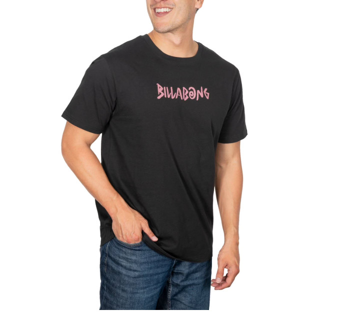 New BILLABONG Men’s Graphic Cotton T-Shirt – Soft, Breathable Fabric – Size: L