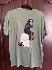 Threadless Everything Hurts Graphic Green Men’s M Short Sleeve Crew Neck T-Shirt