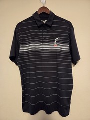 Under Armour 2 Polo Shirt Lot L University Of Cincinnati Bearcats Red Black