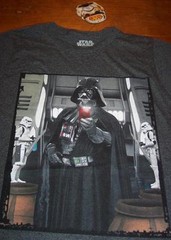 FUNNY STAR WARS SELFIE DARTH VADER STORMTROOPERS T-Shirt MENS SMALL NEW w/ TAG