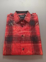 Silver Stone Collection Men’s Red & Black Plaid Button-Up Sz. XL Long Sleeve