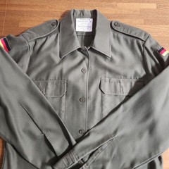 Wahler Military Shirt Jacket German Army XL Size