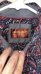 Consequence • Men’s Long Sleeve Button Down • Size Small