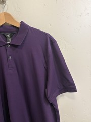 Calvin Klein Men’s NWT Sz Medium Solid Purple 100% Cotton Polo Tee Shirt