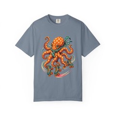 Polka-Dot Roller Octopus Graphic Tee