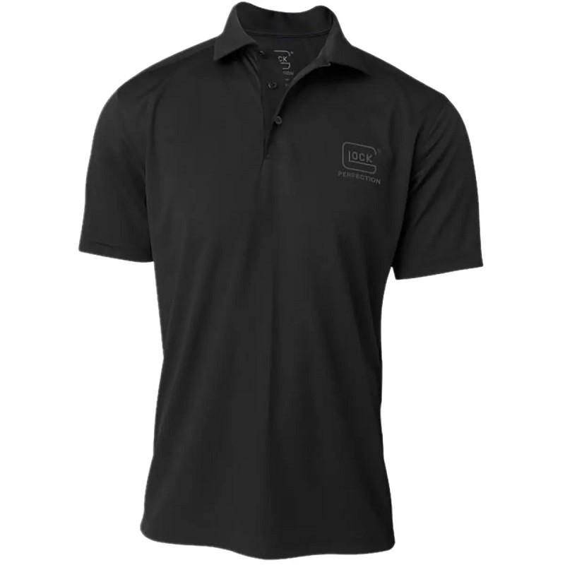 Glock AP9621 Men’s Glock Perfection Polyester Mesh Short Sleeve Polo Shirt