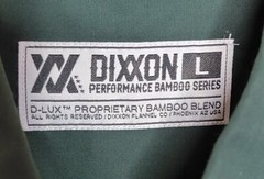Dixxon Flannel Performance Bamboo Series D-Lux Mens L Green Button Down Shirt