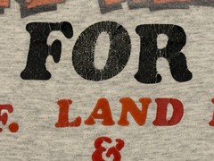 Vtg 80s “Paybacks Are Hell” US Forest Service Shirt Large Earth First Greenpeace