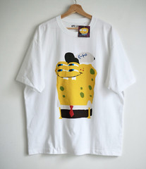 Spongebob x Patrick Star Oversized Cactus Plant Flea Market Uniqlo T Shirt Large