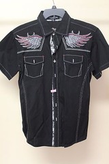 Victorious LA Black Button Down