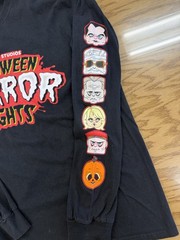 Universal Halloween Horror Nights Studio Screamers Long Sleeve Shirt XL 23×27.5