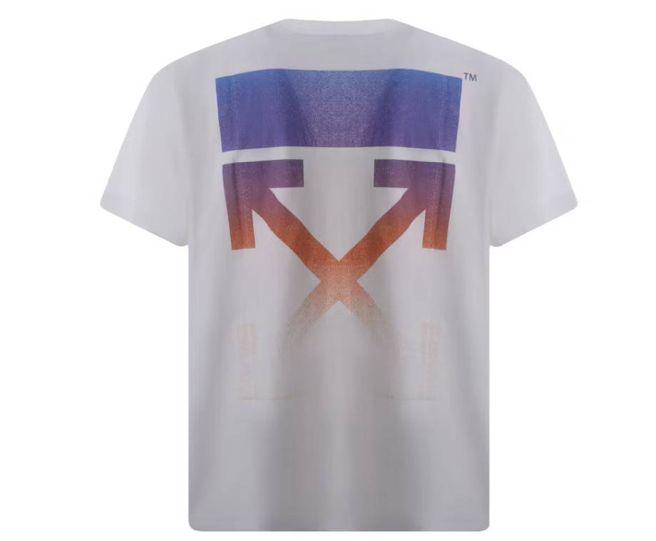 Authentic Off-White Gradient Arrow T-Shirt – White/Multi – Size Large