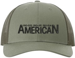 Pro-Gun 2nd Amendment Richardson Embroidered One Size Fits All Trucker Hats