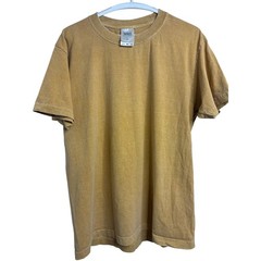 MAISON ARTICLE Shoe Palace Men’s Medium Yellow T-Shirt Cotton USA Casual