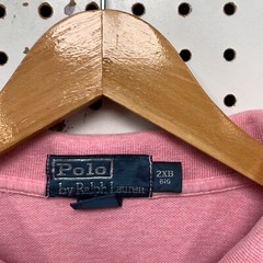 Polo Ralph Lauren Pink Collared Shirt Men Big 2XL Pony Short Sleeve 25.5×31.5