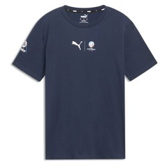 PUMA Conmebol Copa Usa Graphic Crew Neck Short Sleeve T-Shirt Mens Blue Casual T