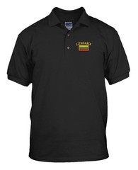 LITHUANIA FLAG Embroidery Embroidered Golf Polo Shirt