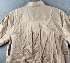 MODE OF ONE Button-Front Patch Pocket Twill Shirt Men’s Medium Cinnamon Brulee