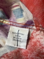 NEW $185 Bugatchi Men XXL Ruby Red Abstract Woven Luxury LS Button Down Shirt