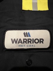 🟦🟦🟦 WARRIOR MET COAL MINING COMPANY ISSUED REFLECTIVE STRIPES MINER SHIRT 3XL