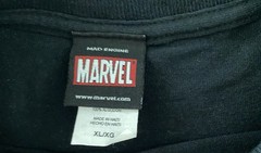 Marvel Comic Universe Character Adult T- Shirt Short Sleeve SS Tee Black XL