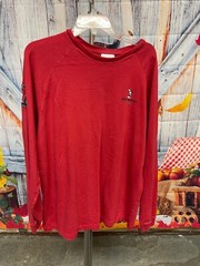 Walt Disney World “1971” Long sleeve red shirt Embroidered Size XL 71 sleeve