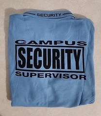 Campus Security Supervisor First Class Blue Polo Shirt S-3XL