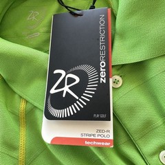 Zero Restriction Tour Series Performance Polo Mens Size Large Green SS New