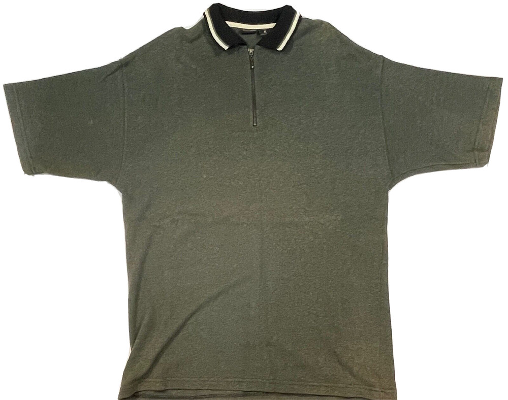 New w/o Tags Vintage Diversion Mens XL 100% Cotton Knitted Short Sleeve Shirt