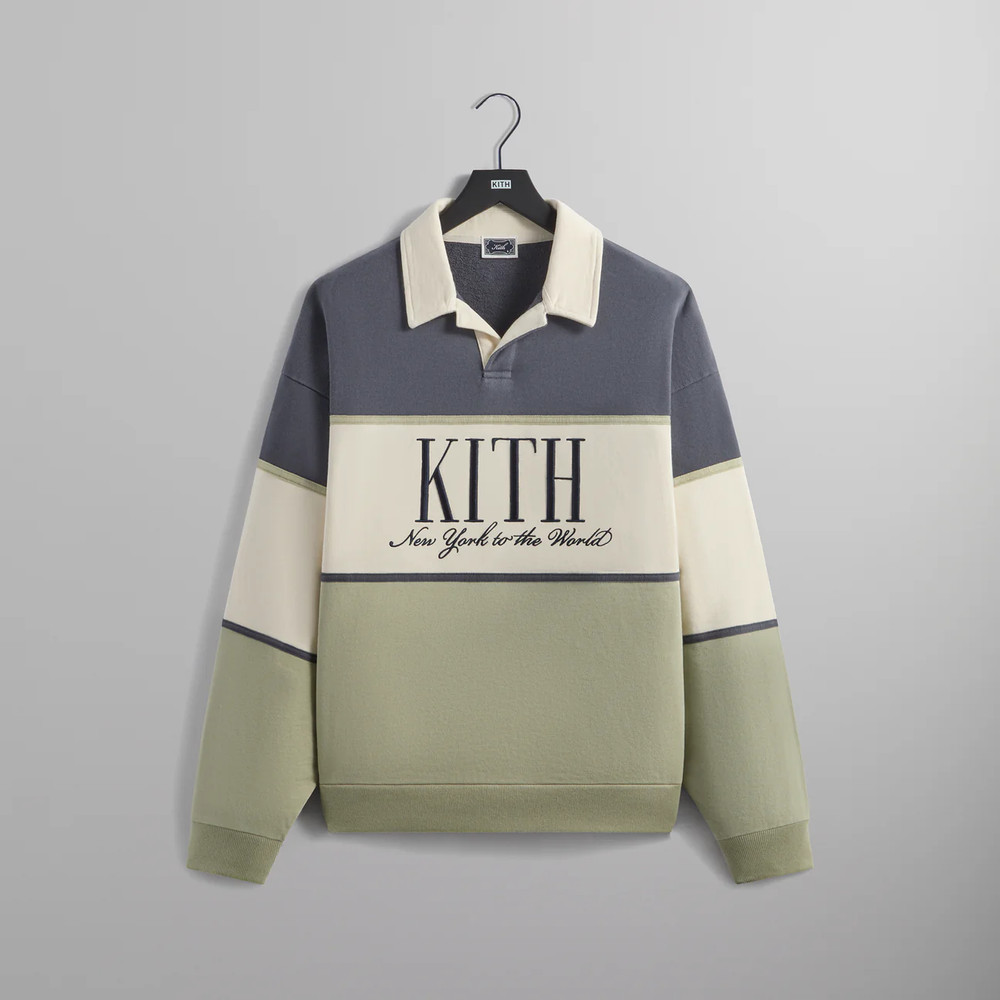 🔥 RARE 🔥 Kith Panelled Nelson Collared Pullover | FW24 | XL | IN STOCK