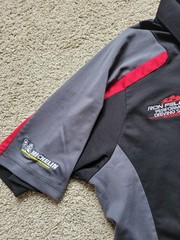 Corvette Ron Fellows Performance Driving School Polo Shirt Size Large