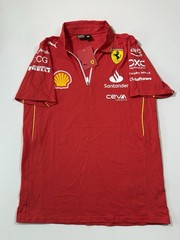 Puma Scuderia Ferrari Polo Shirt Mens Small Red Jersey Formula 1 Racing Team NWT