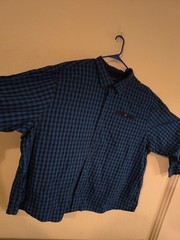 5XL Men’s Winter Long Sleeve Dress Casual Button Up Shirt with Pocket Warm Tops