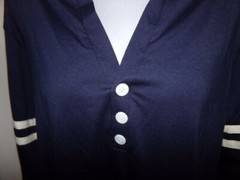 NEW, VICALLED Navy Blue Pullover Shirt Long Sleeves Poly/Spandex Men’s Large-XL