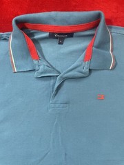 Camicissima Men’s Short Sleeve Pullover Collared Blue Polo Shirt Size: L