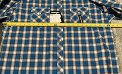 Wrangler 20X Competition Advanced Comfort Men’s XL Blue Pearl Snap New w/ Tags
