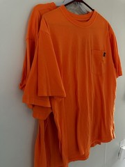 Construction Orange Work shirts (4 total)